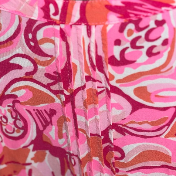 Vibrant Pink Patterned Dress - Picture 5 of 7